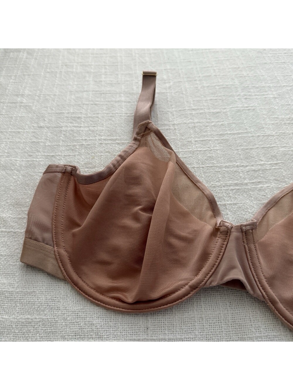 Soma Unbelievable Lift Unlined Perfect Coverage Bra 36DD Hush Pink Blush Nude - Picture 2 of 8